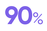 90% 아이콘